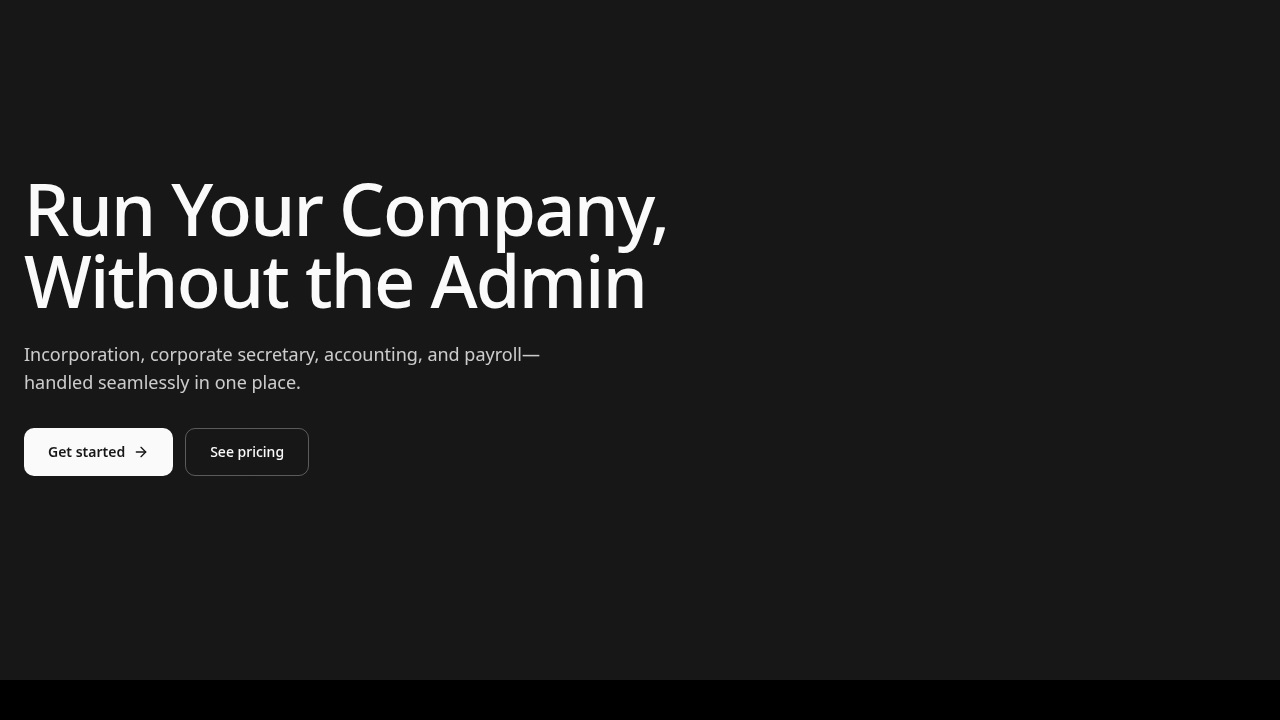 VMaxwell website design